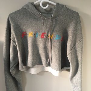 FRIENDS cropped hoodie
